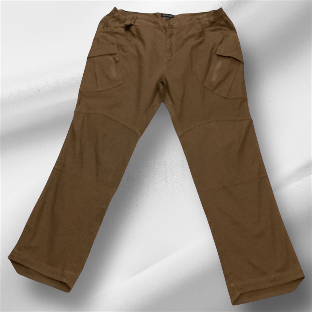 Men Tactical Pants Cargo Work Outdoor Casual Khaki US 38/32
